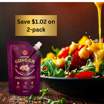 Easy Squeeze- Japanese Ginger Dressing & Marinade Single & Value 2-Pack (Save $1.02)